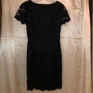 Cache black lace cocktail dress, 6